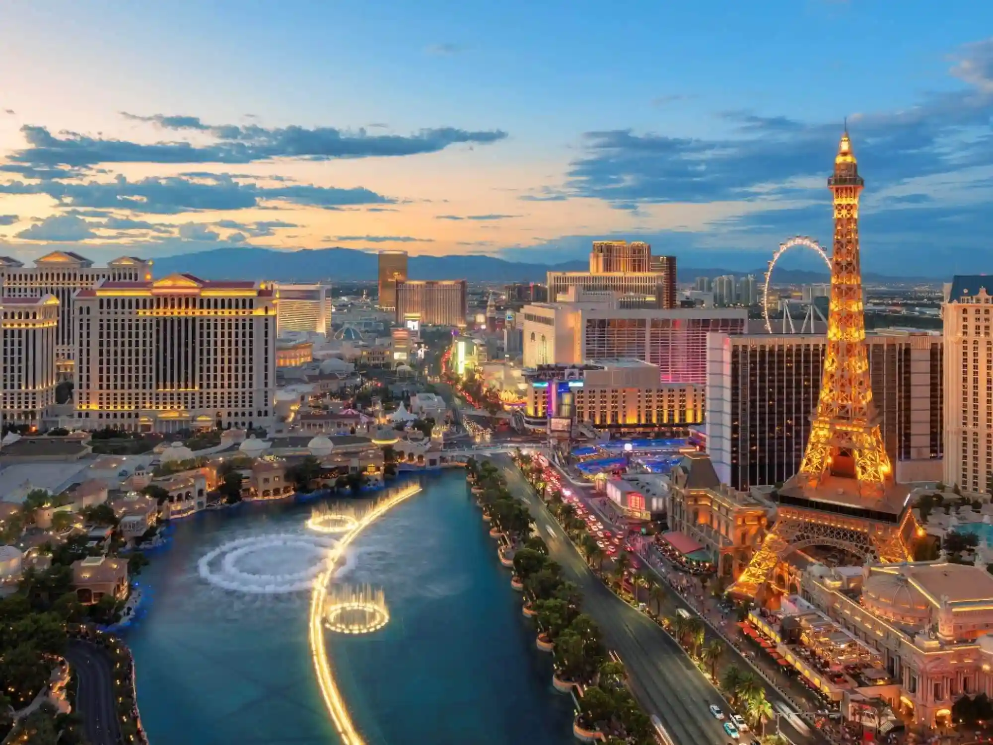 Las Vegas Main Sites SelfGuided Driving Tour Strip to Downtown image